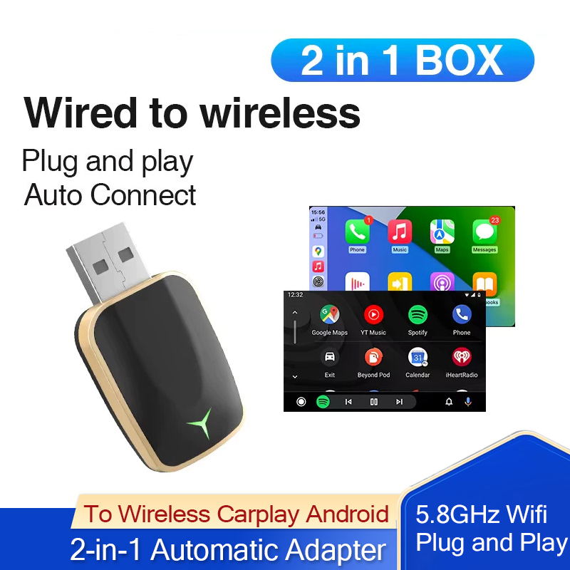 Wifi Smart Plug - Cablato a Wireless Carplay Android 2-in-1