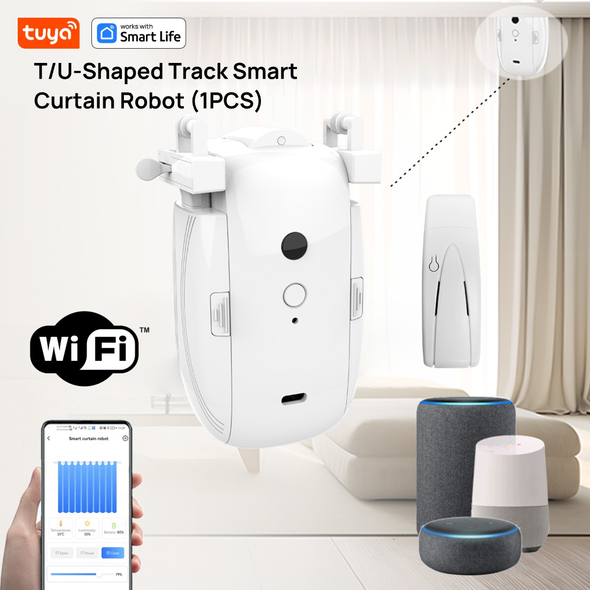 Smart Home Website - Robot per tende Tuya Smart WiFi