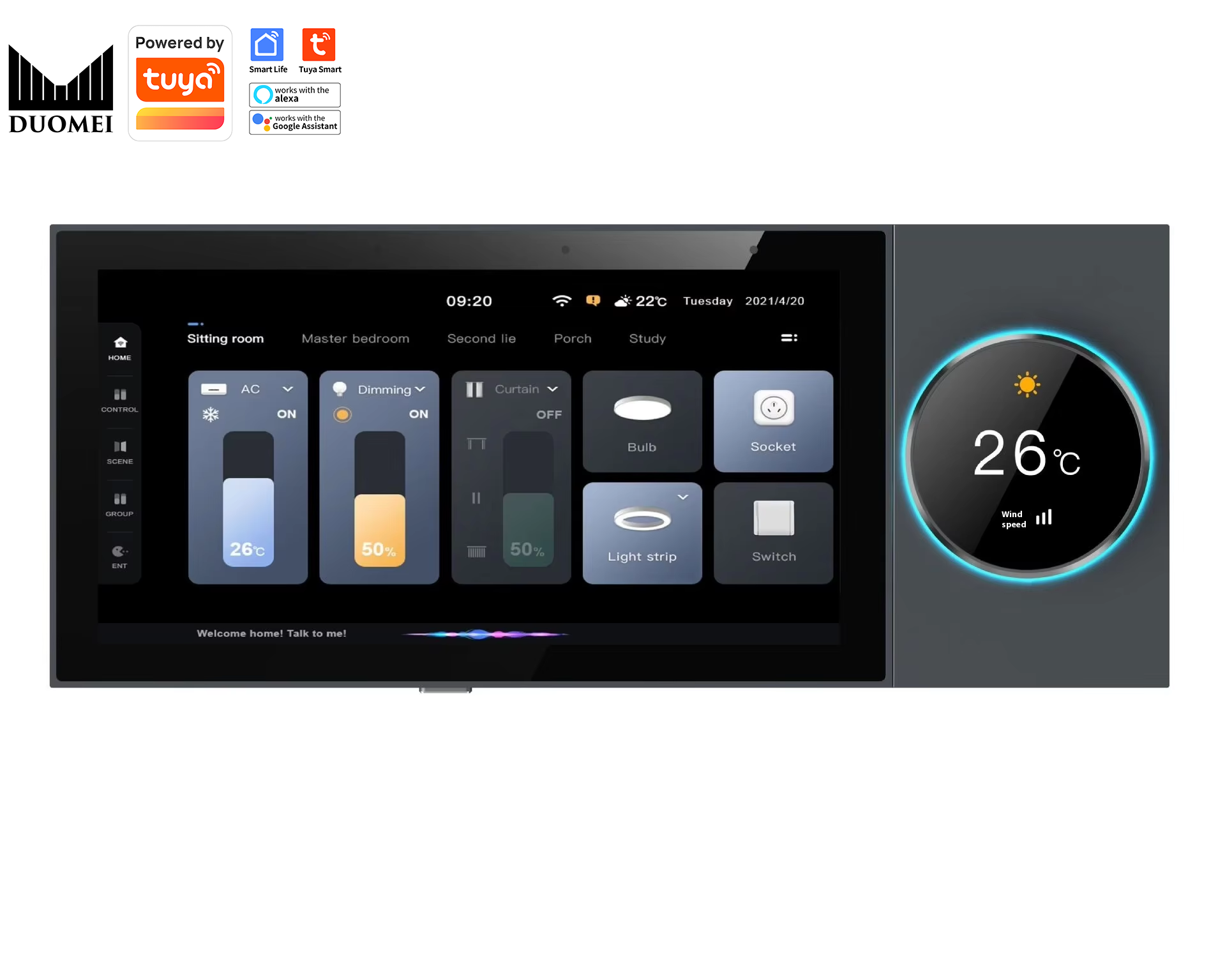 Smart Home Gateway - Sistema Domotico DUOMEI Tuya WiFi Zigbee,