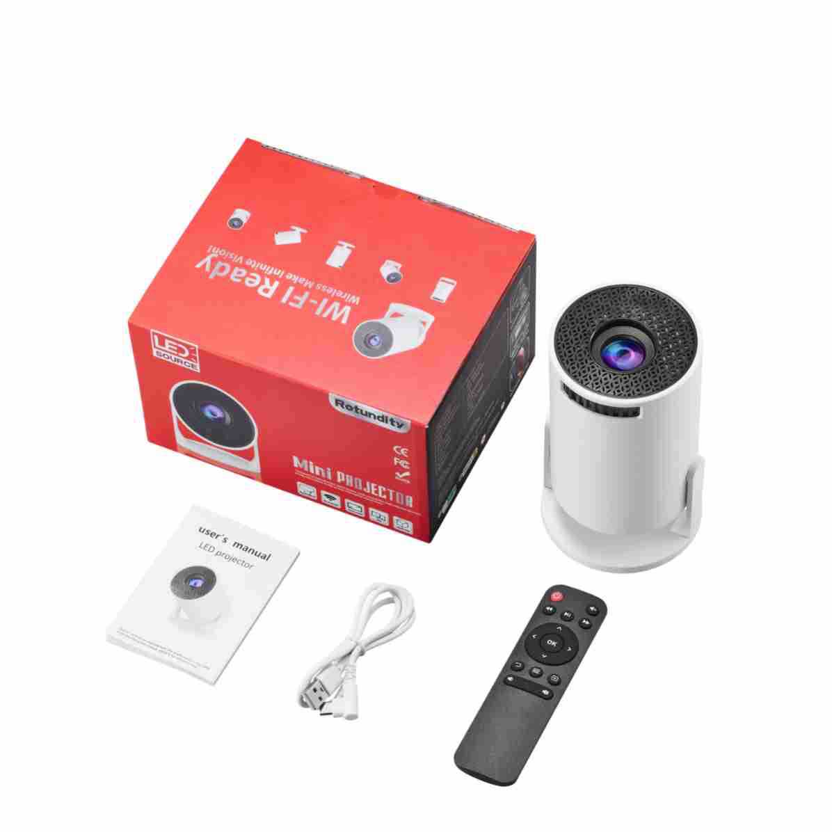 Smart Home Wifi - NUOVO Proiettore Video Mini Smart 4K