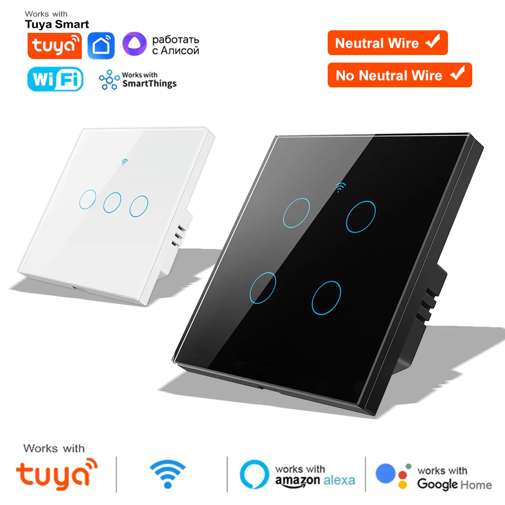 Smart Home Wifi - Interruttore a Muro Smart Wireless WiFi