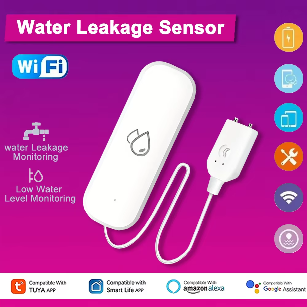 Wifi Water Sensor - Sensore Allarme Perdite d'Acqua WiFi Tuya