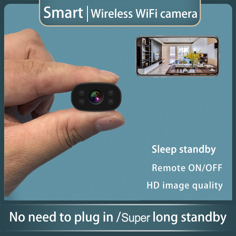 Smart Home Cctv - Mini Telecamera di Sicurezza WiFi Wireless