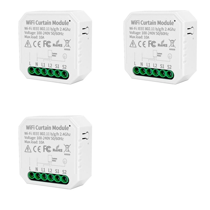 Smart Home Wifi - A27F-3X Modulo Interruttore per Tende Intelligente