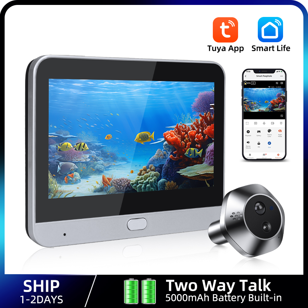 Smart Home Cctv - 1080P WiFi Spioncino Tuya Smart Spioncino