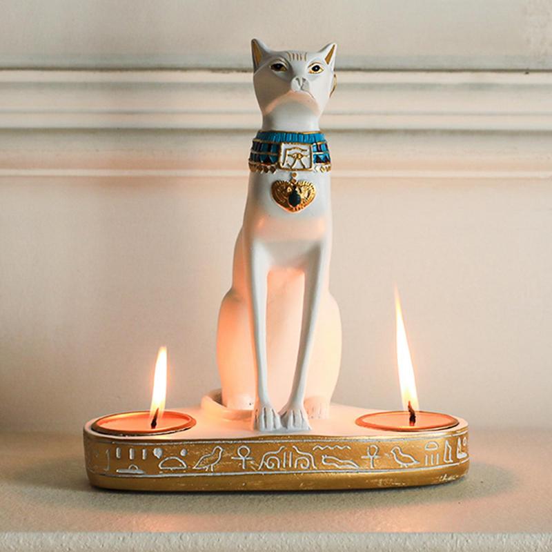 Gatto egiziano Candeliere Figu - Smart Home Decor recensione e prezzo