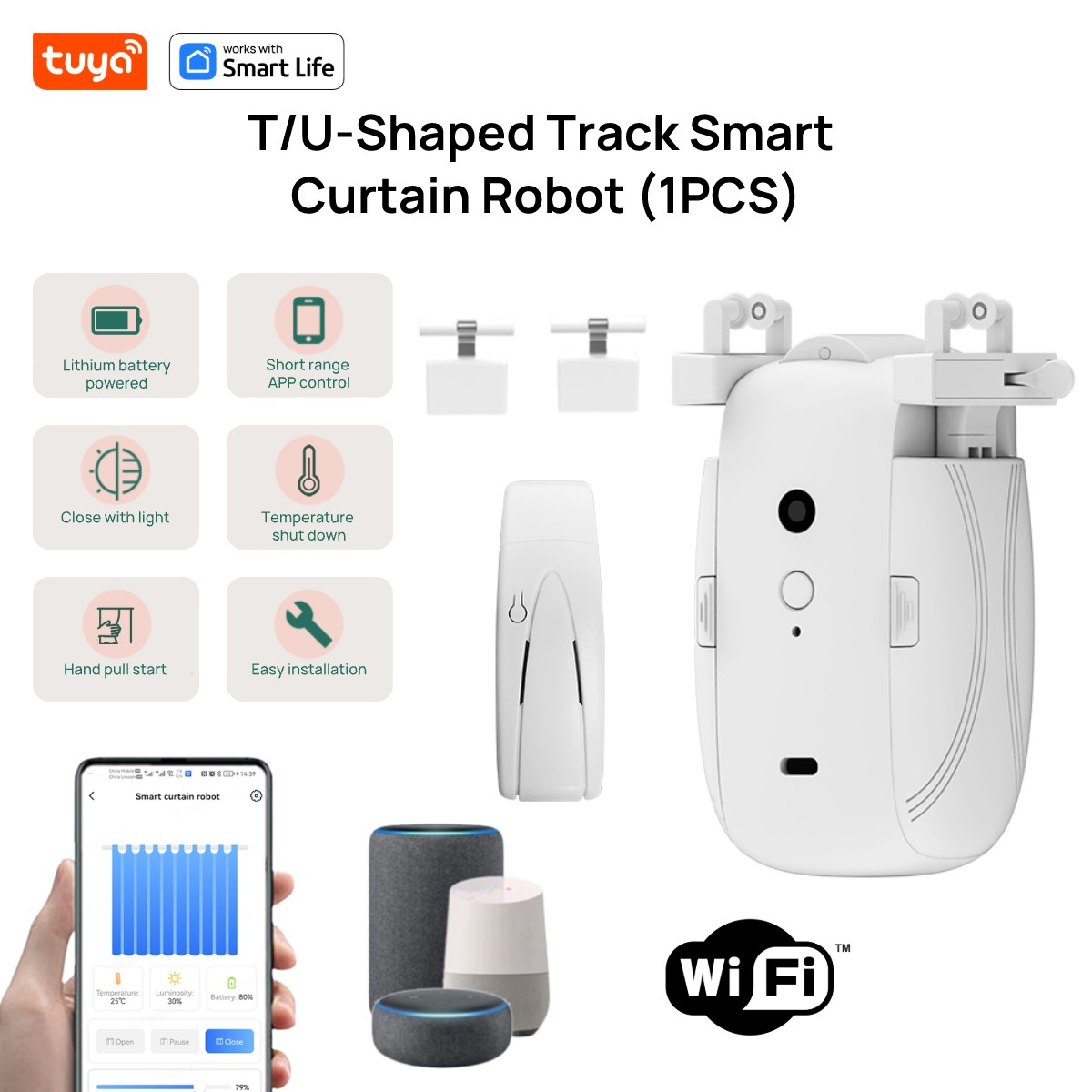 Robot per tende Tuya Smart WiF - Smart Home Website recensione e prezzo