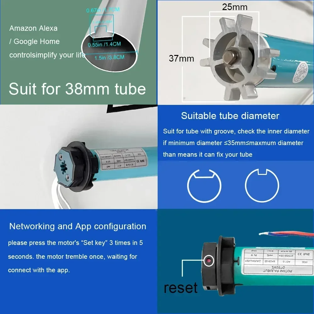SZMYQ 25mm 2N Tuya Smart Curta - Smart Home System recensione e prezzo