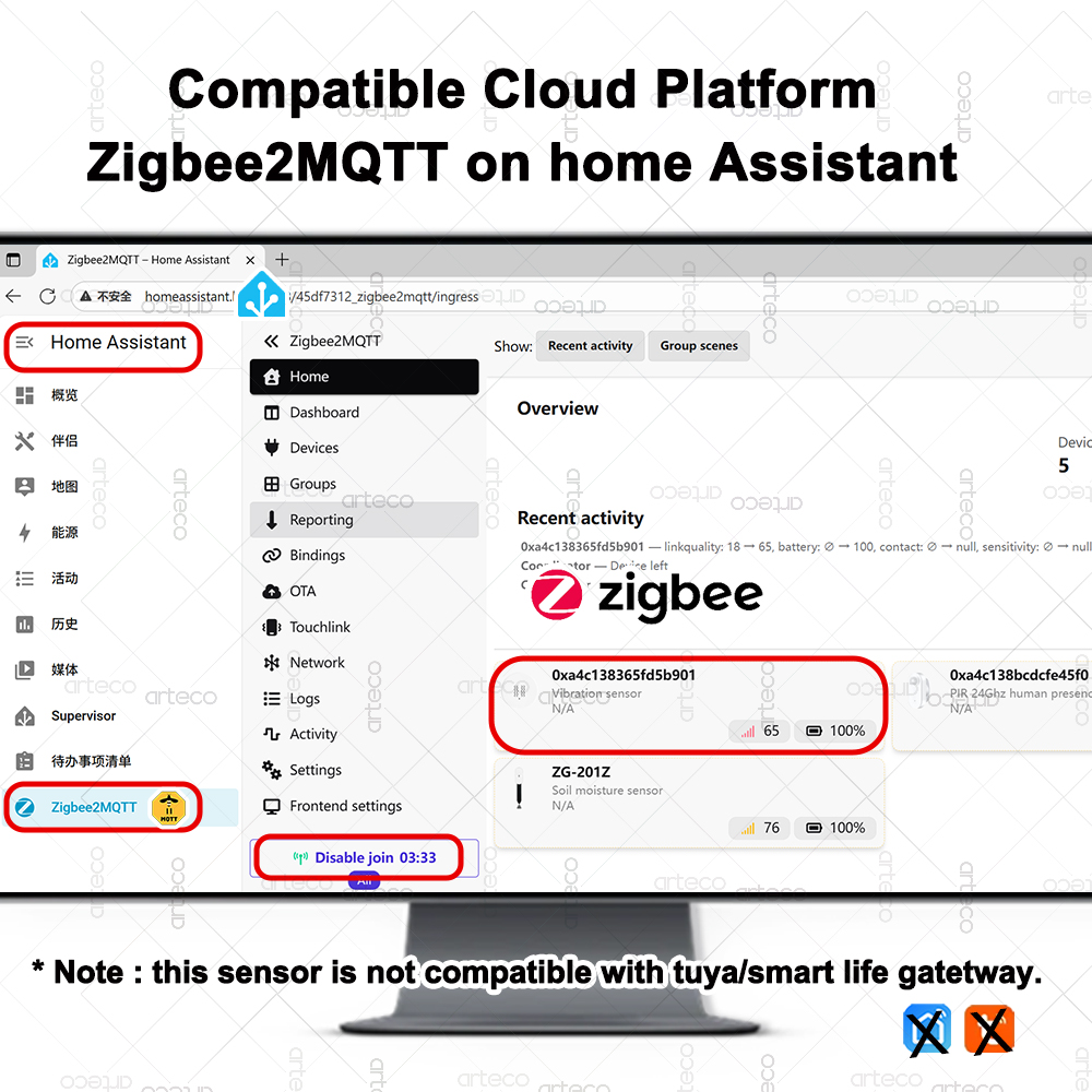 Smart ZigBee 3.0 Sensore di vi - Smart Home Blog recensione e prezzo