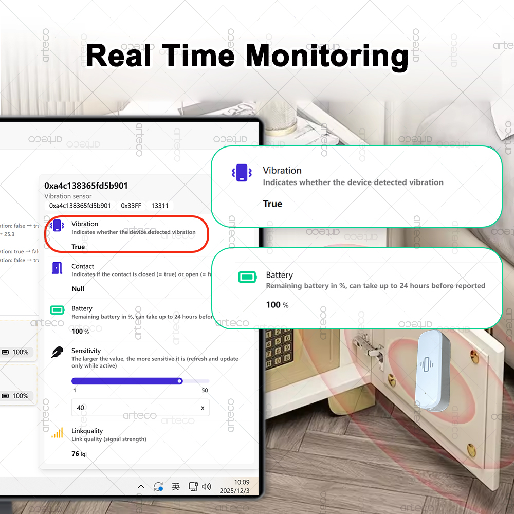 Smart ZigBee 3.0 Sensore di vi - Smart Home Blog recensione e prezzo