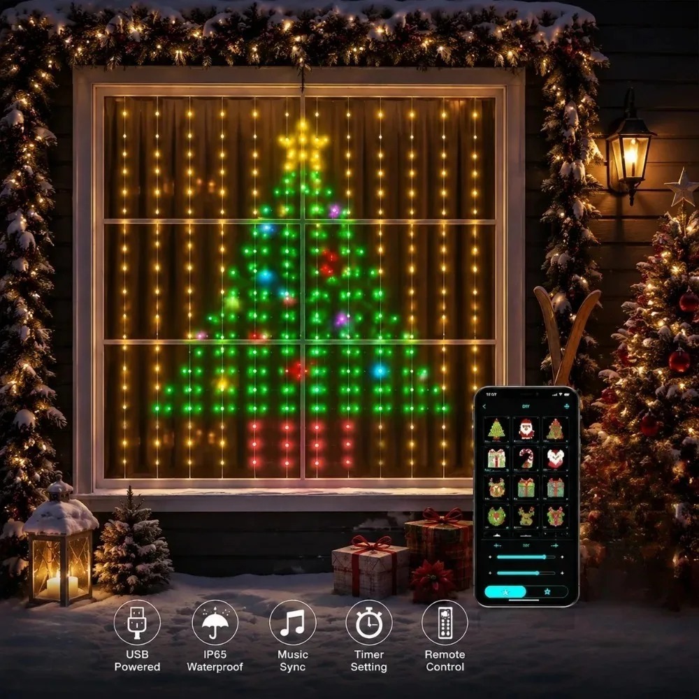 Luci a Tenda LED Pixel Control - Smart Home Decor recensione e prezzo