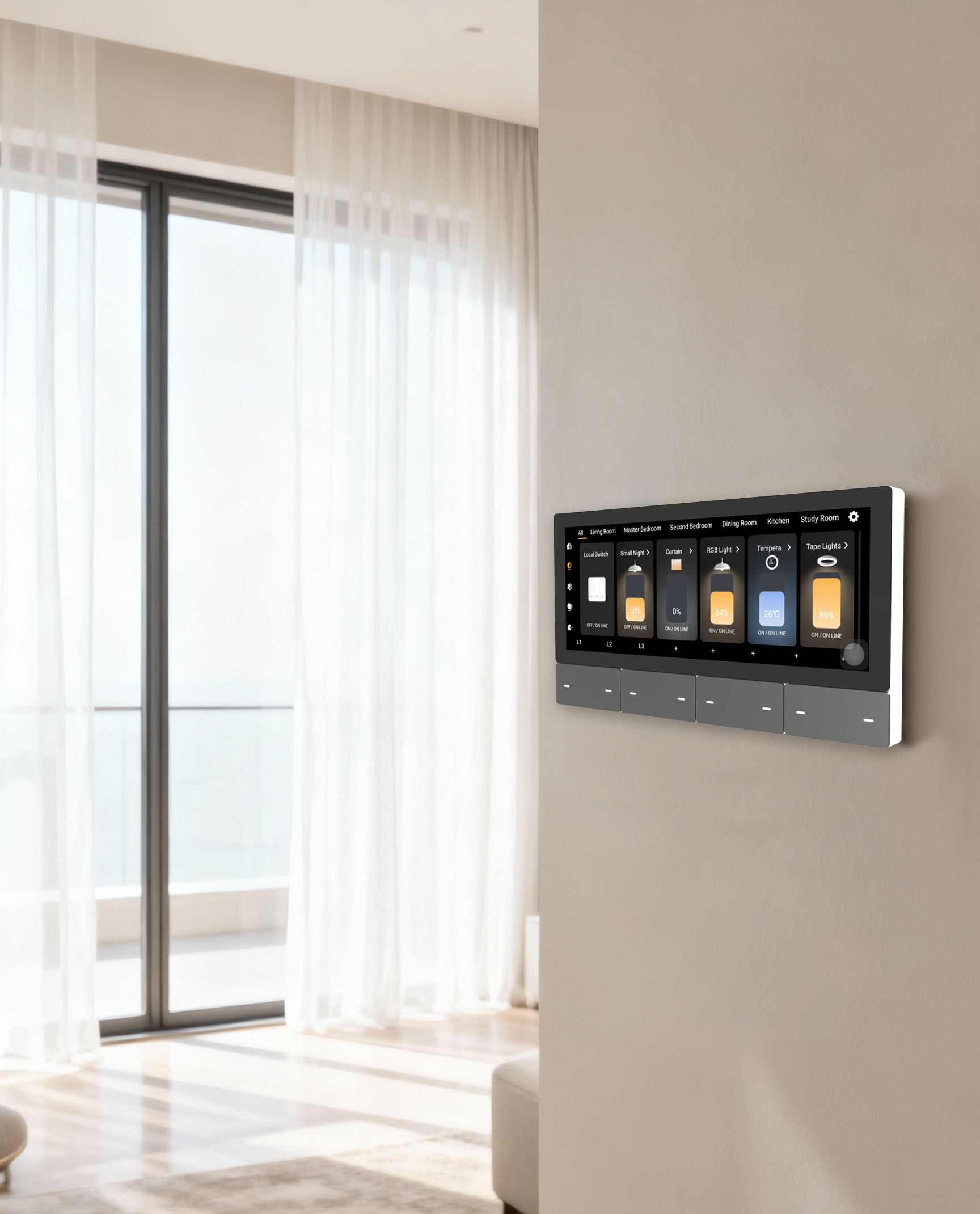 F5 Tuya UK Touch Screen Music  - Smart Home System recensione e prezzo