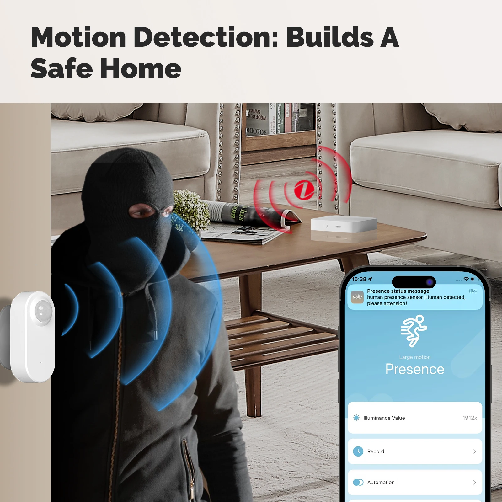 Sensore di Presenza Umana MOES - Smart Home Moes recensione e prezzo