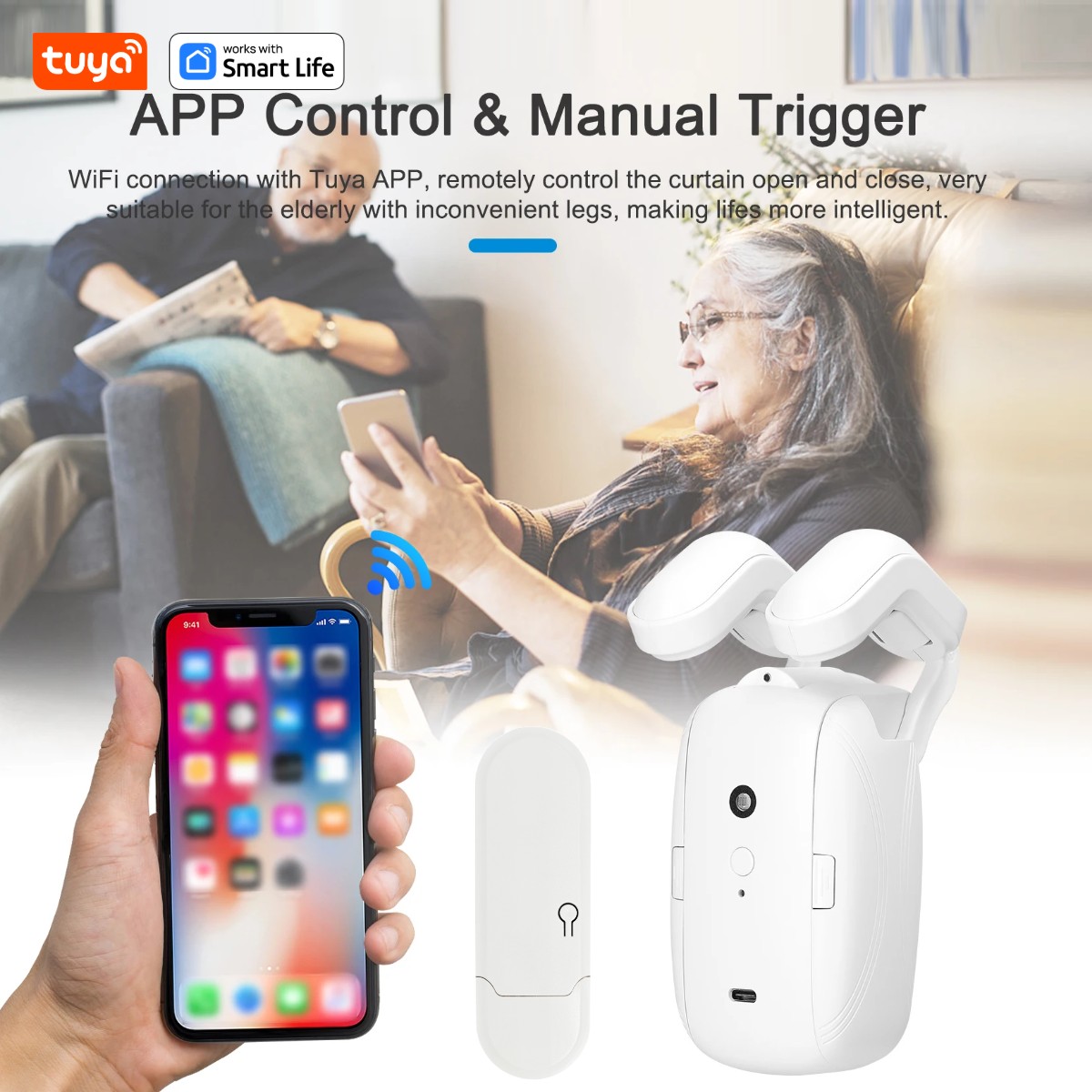 1/2 Pezzi Robot Tenda Intellig - Smart Home Website recensione e prezzo