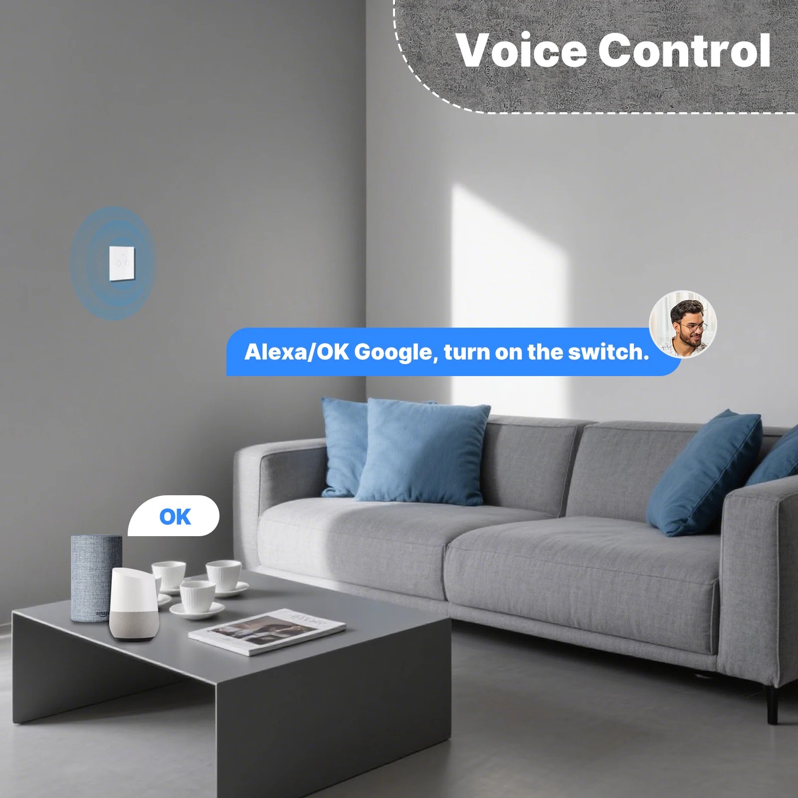 Interruttore Smart Touch MOES  - Smart Home Moes recensione e prezzo