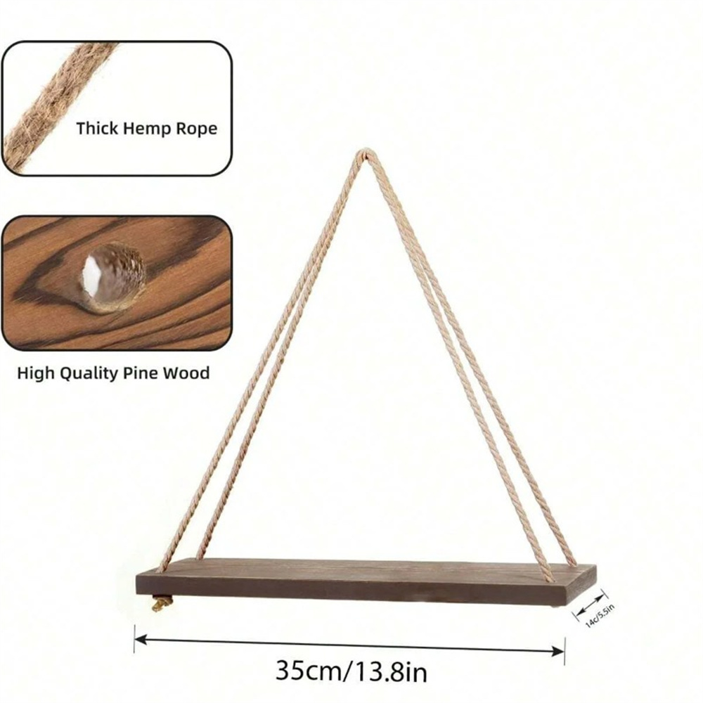 1 set mensole sospese in legno - Smart Home Decor recensione e prezzo