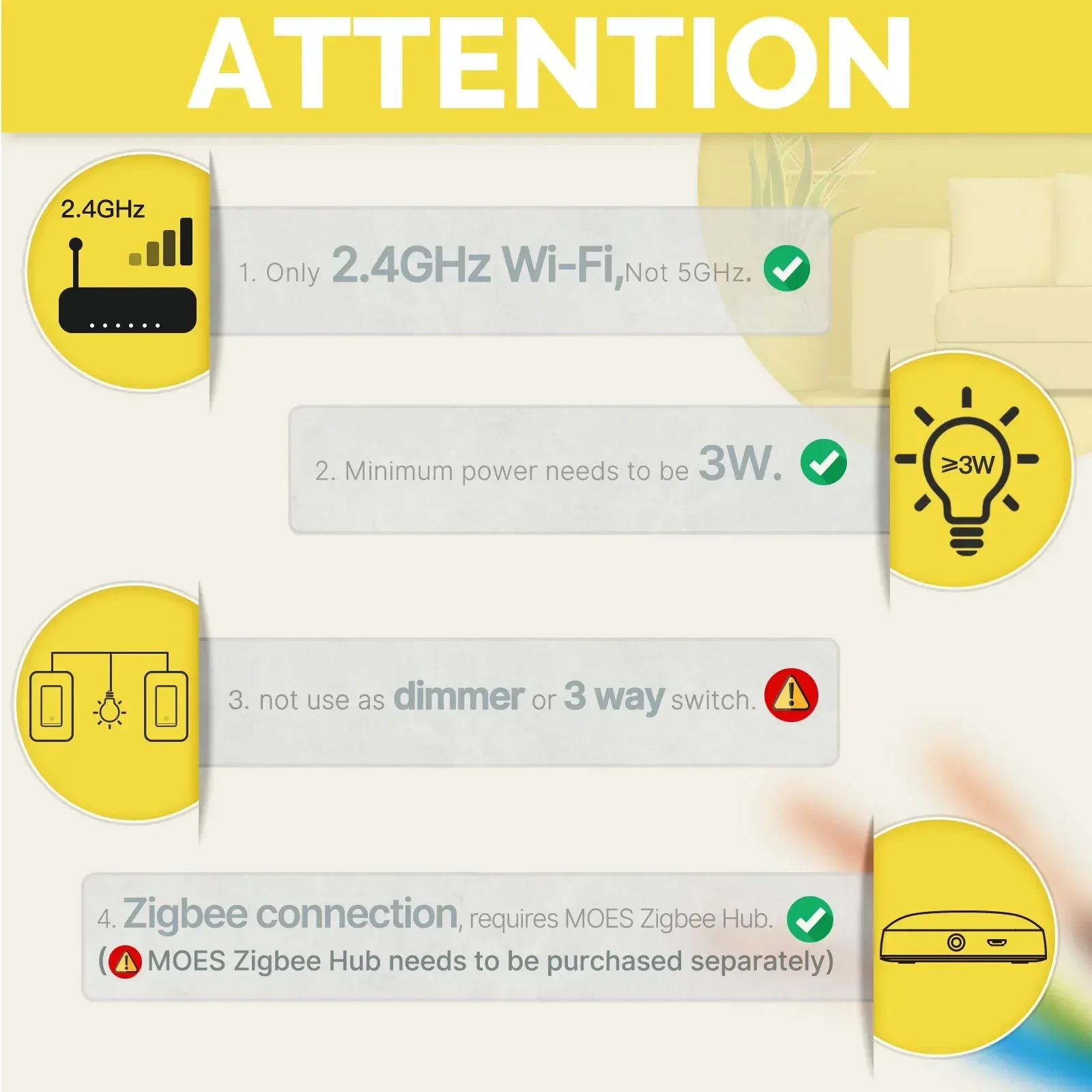 MOES Tuya ZigBee US Smart Ligh - Smart Home Moes recensione e prezzo