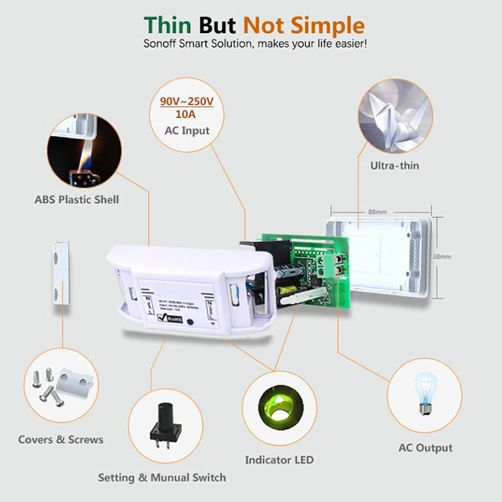 1 Pezzo Interruttore WiFi Smar - Smart Home System recensione e prezzo